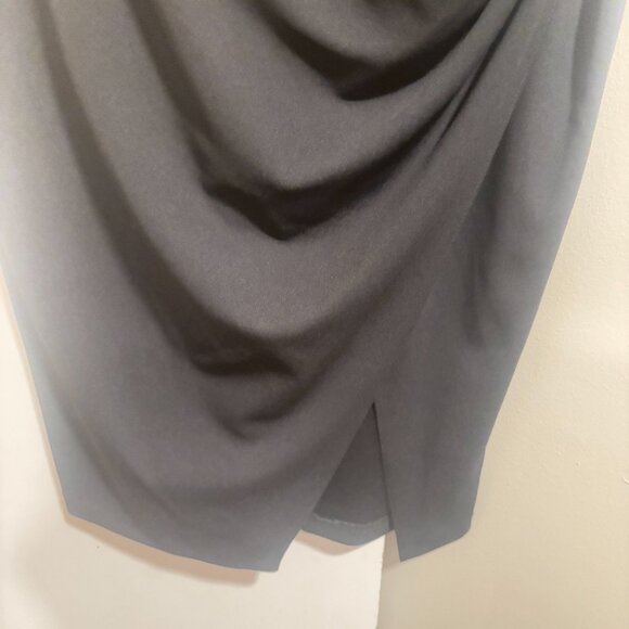 DKNY Womens Keyhole Ruched Wear dress Size 14 - Picture 4 of 16